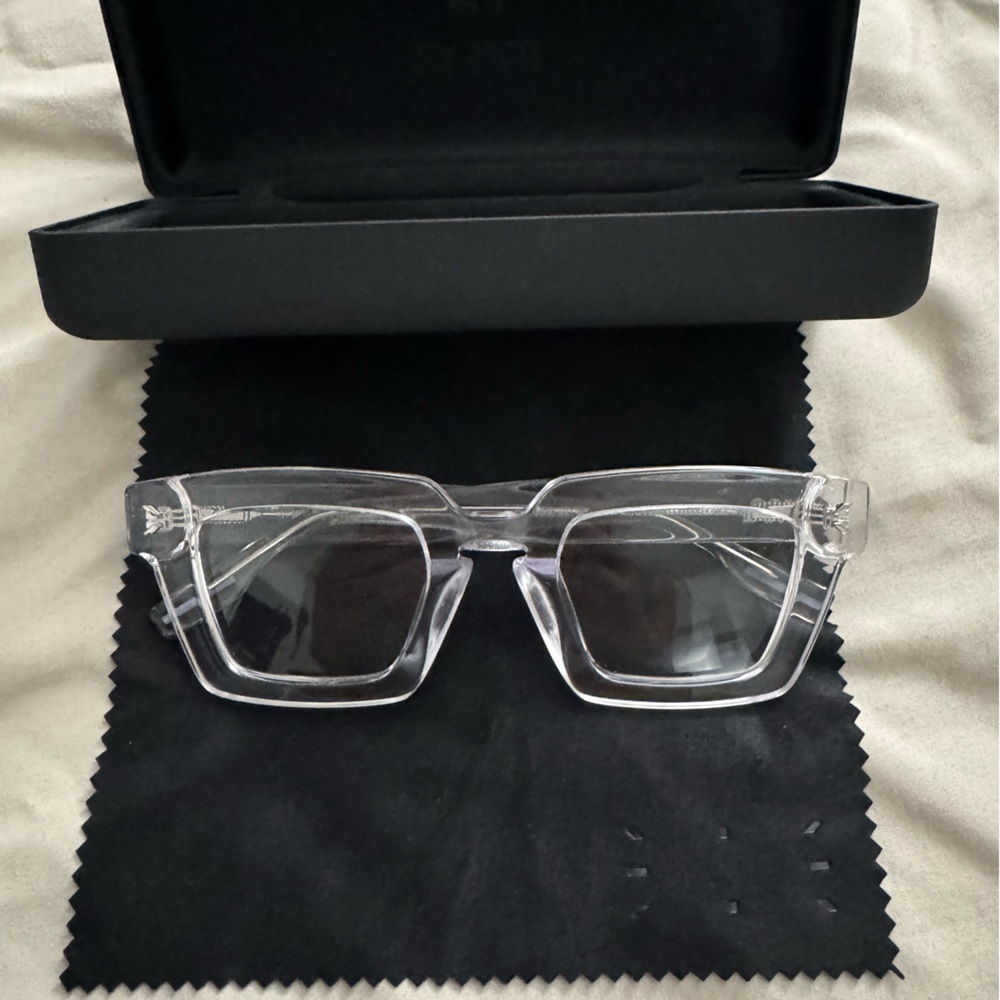 Clear alexander Mcqueen glasses